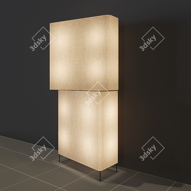 Modern Minimalist Lighting Collection: Minotti Blanche 3D model image 3