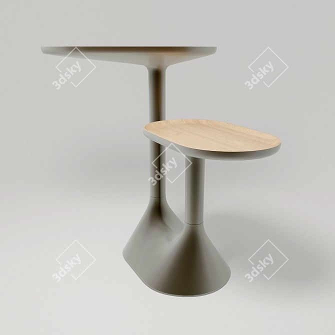 Baobab Table: Functional Elegance 3D model image 2