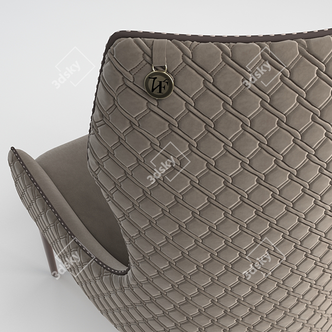 Italian Piola Chair: Stylish Design & Superior Comfort 3D model image 2