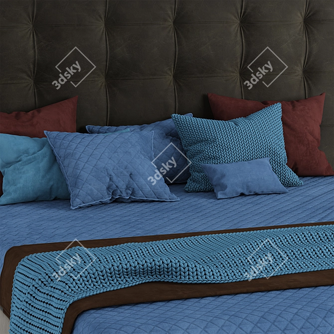 Frida Ennio Arosio Bed: Timeless Elegance for Your Bedroom 3D model image 2