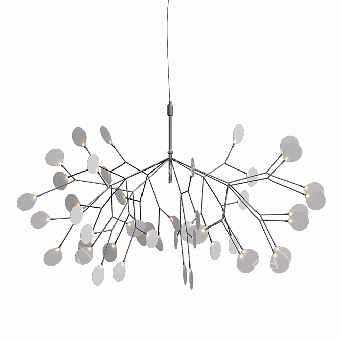 Heracleum II Pendant - Elegant Lighting 3D model image 1