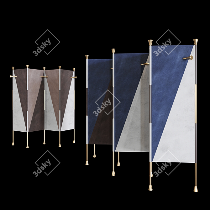 Baxter Mantice: Modular Elegance by Pietro Russo 3D model image 1