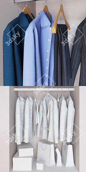 Wardrobe Essentials Set 3D model image 3