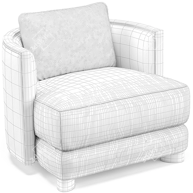 Commodore Chair: Sleek and Stylish Seating 3D model image 3