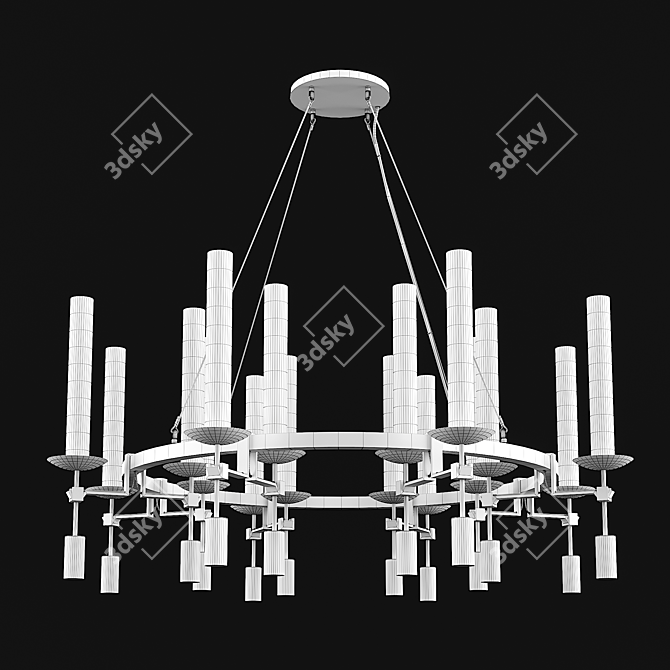 Loft Designe Chandelier 4542: Modern, Elegant, and Spacious 3D model image 3