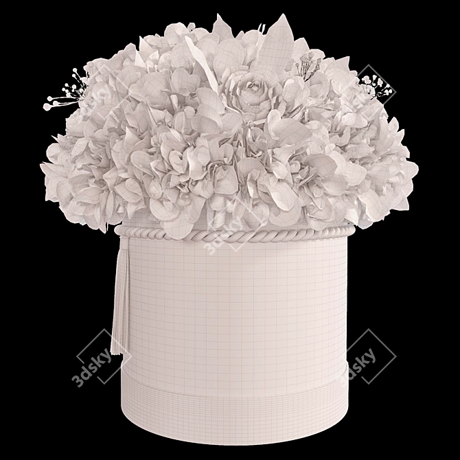 Title: Eternal Blooms: Transformed Floral Arrangement 3D model image 2