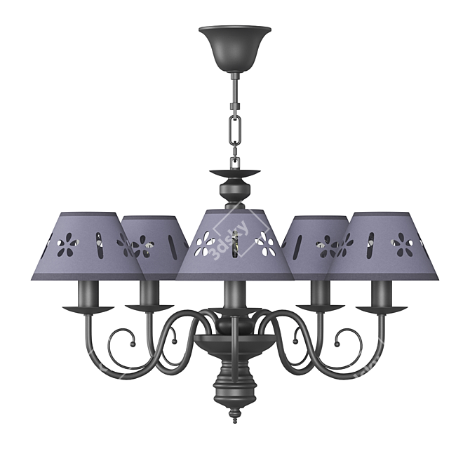 Freya Emily Modern Pendant Light 3D model image 1