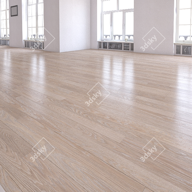 Versatile Laminate Flooring Set 3D model image 3