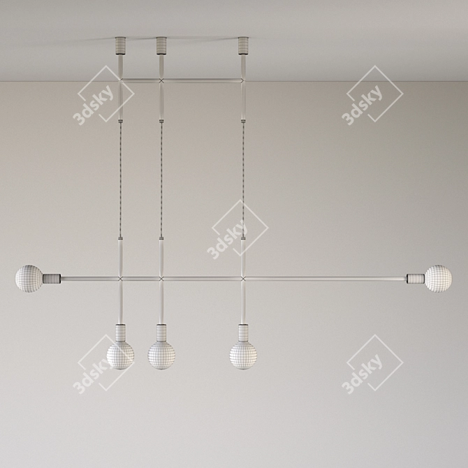 Volker Haug Big Kick Pendant Light 3D model image 3