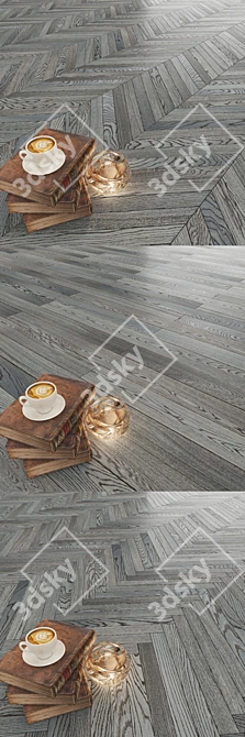 Gray Railroad Oak Parquet: Karelia's Story 3D model image 2