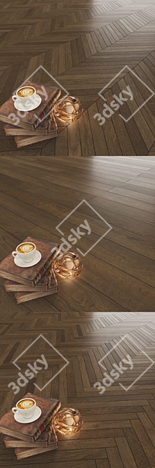 Karelia Oak Oregano Parquet 3D model image 2