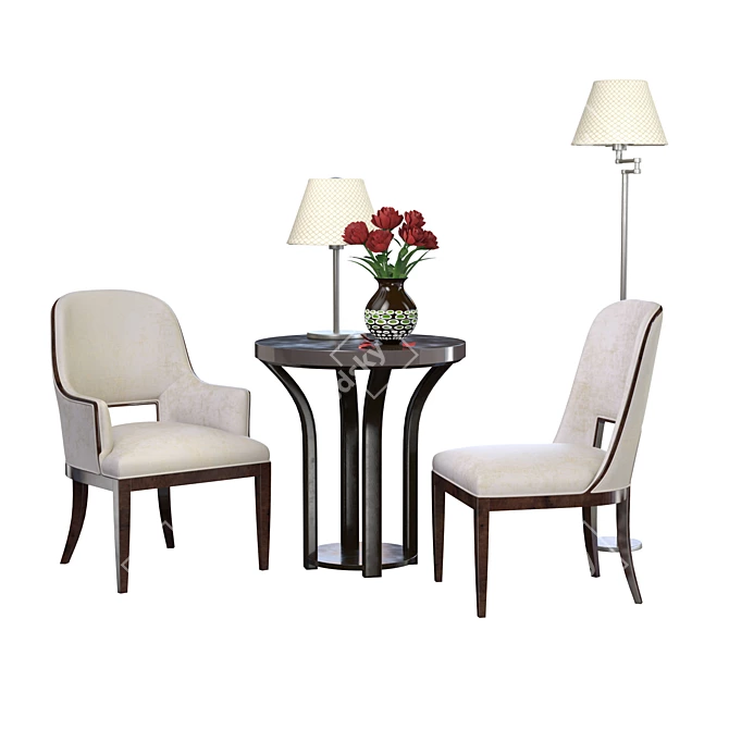 Modern Classic Churchill Chair 3D model image 2