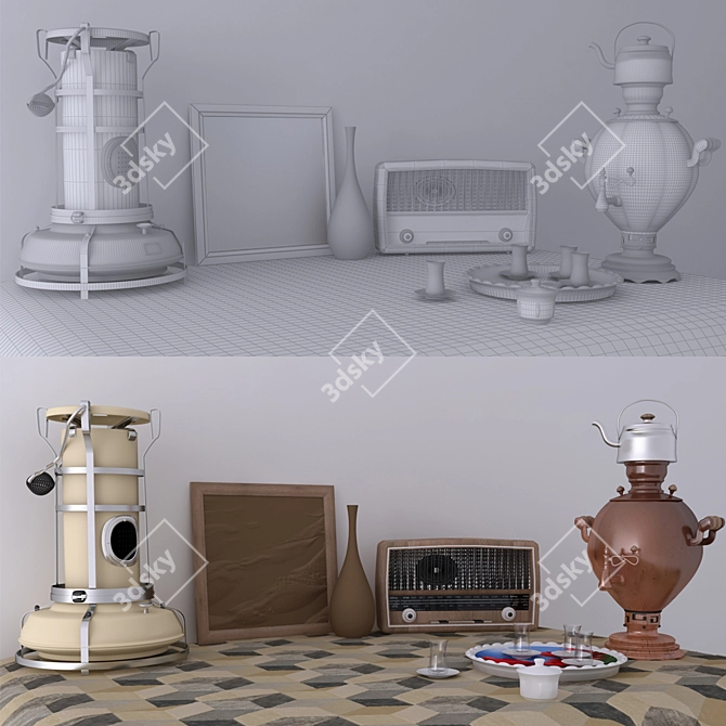Kurdish Cultural Decor 3D model image 2