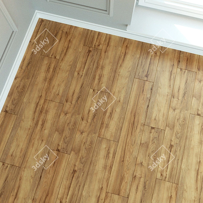 WINEO Laminate: Natural Wood Parquet 3D model image 2