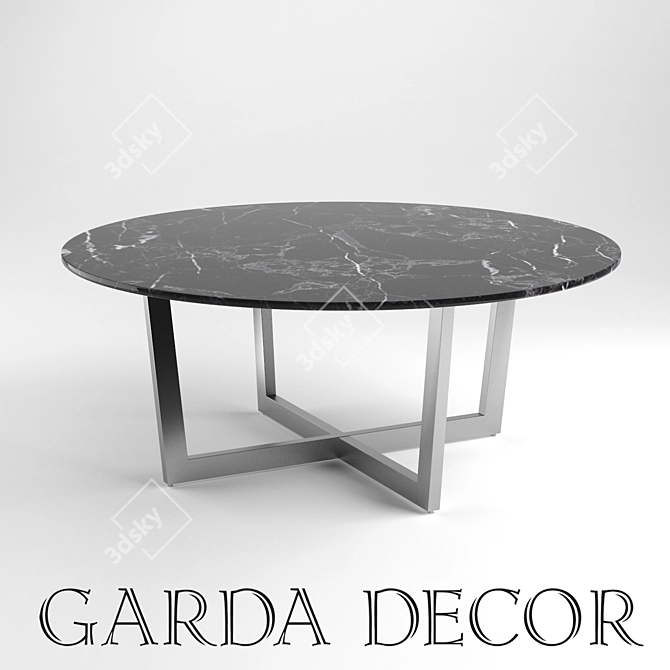 Garda Decor Magazine Table - Stylish and Functional 3D model image 1