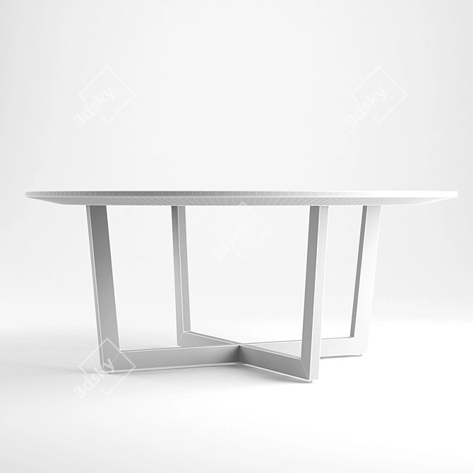 Garda Decor Magazine Table - Stylish and Functional 3D model image 3