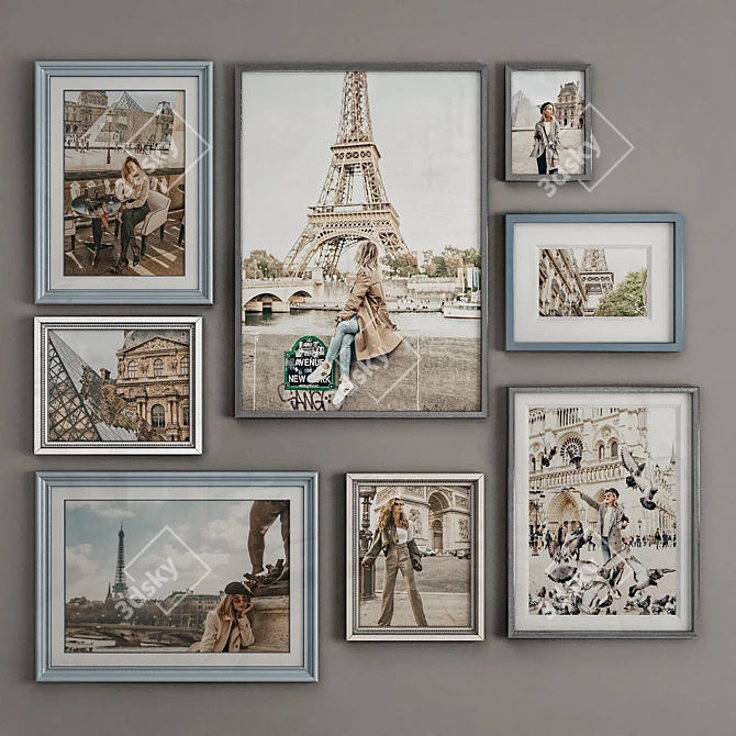 "Wanderlust Memories: Travel Collection 3D model image 1