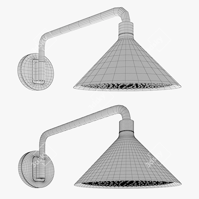 Hansgrohe Axor Shower: Exquisite Design, Superior Performance 3D model image 3