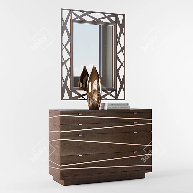 Zavala Equinox Console Hall Chest 3D model image 1