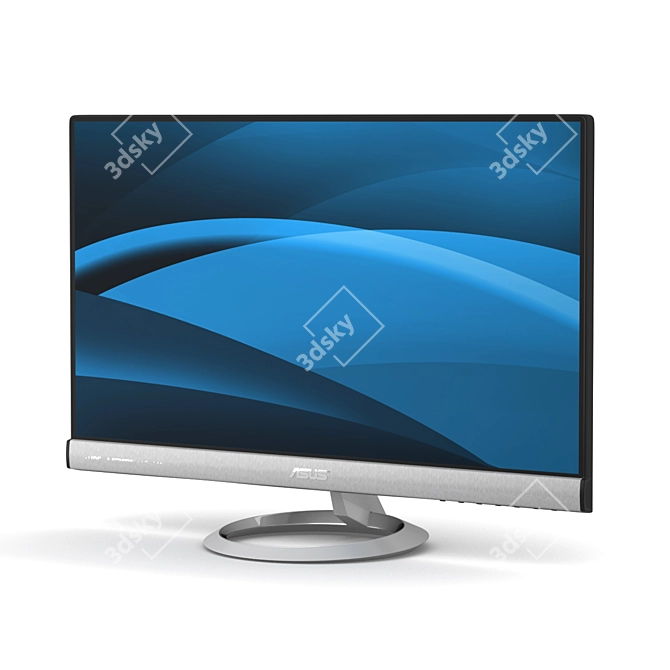 ASUS MX279H - Sleek and Versatile Monitor 3D model image 1