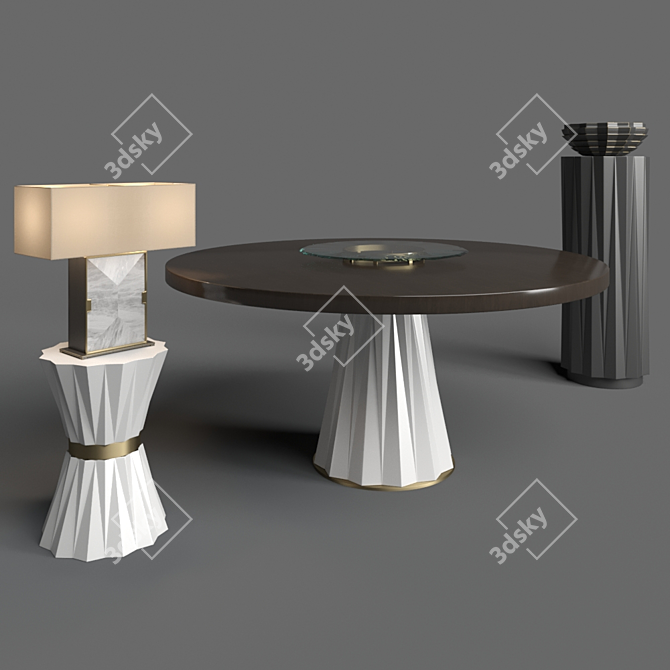 Elegance Refined: HELIODOR Collection by Baker 3D model image 1