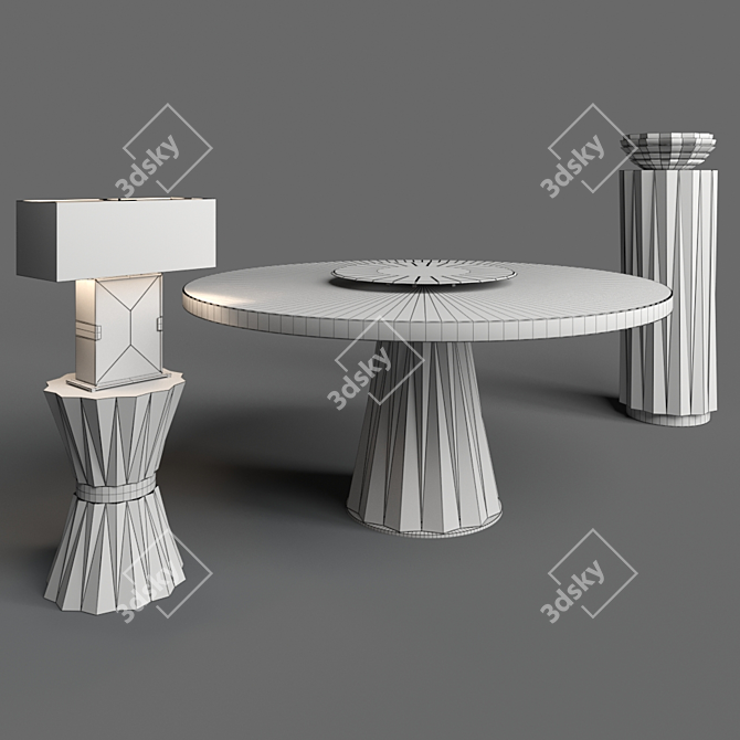 Elegance Refined: HELIODOR Collection by Baker 3D model image 2