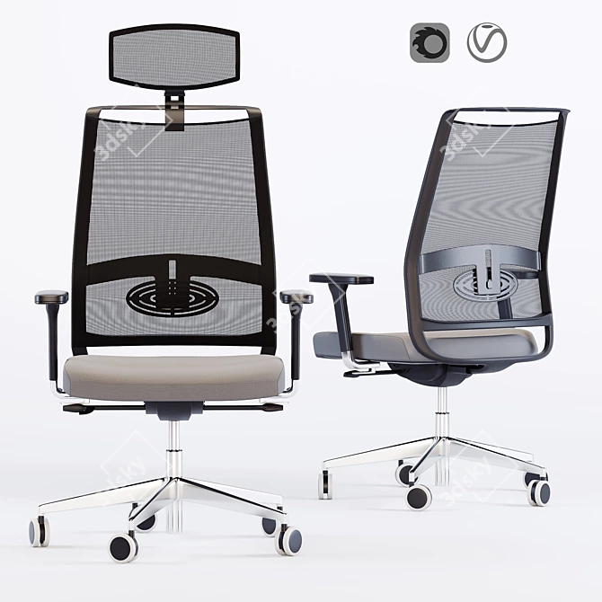 Ivars Giulietta Chair - Classic Elegance 3D model image 1