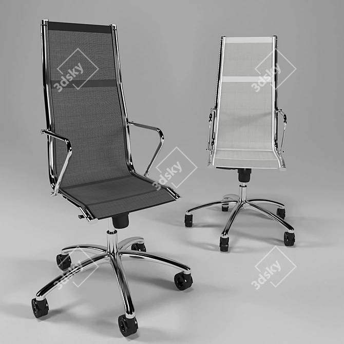 Sleek Executive Ice Chair 3D model image 1