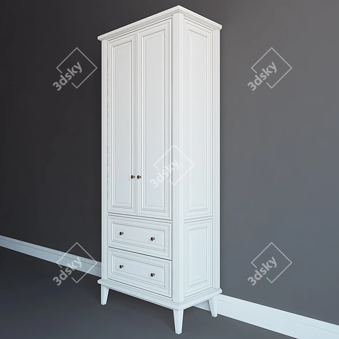 Custom Project Showcase Cabinet 3D model image 2