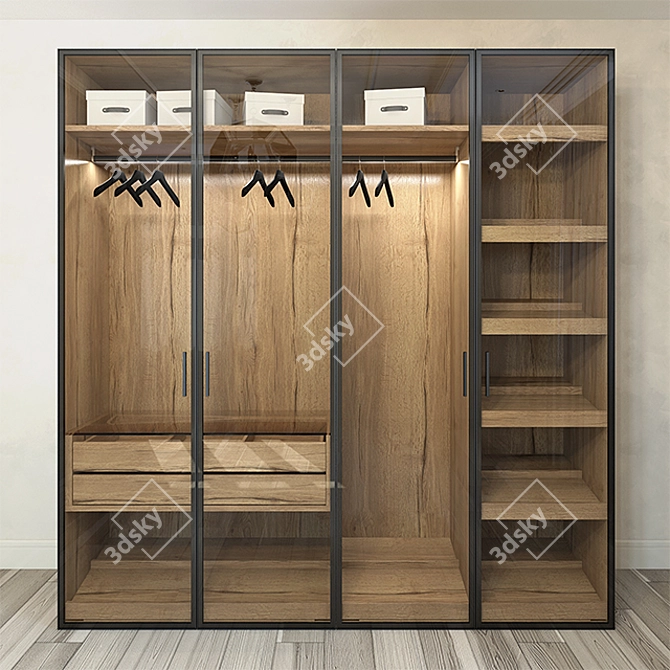 Title: Raumplus Cabinet with RPS System 3D model image 2