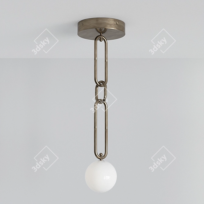 Volker Haug Chain Chandelier 3D model image 1