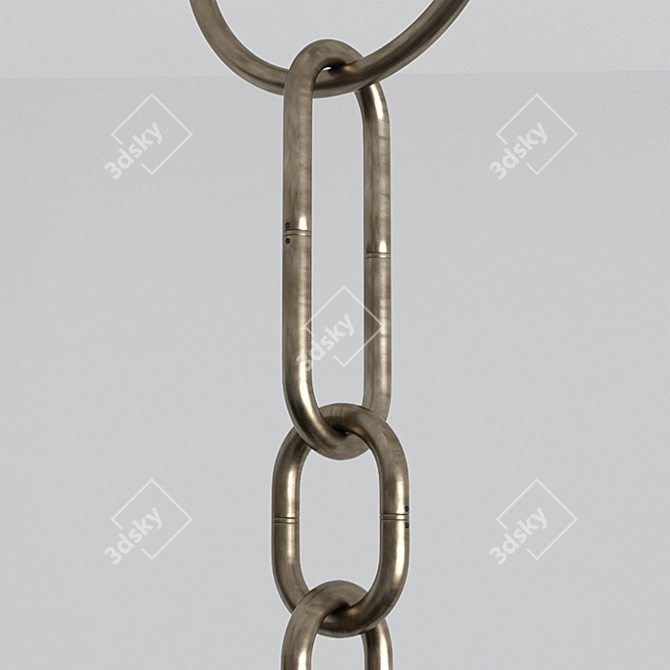 Volker Haug Chain U: Sleek and Stylish Pendant Light 3D model image 2