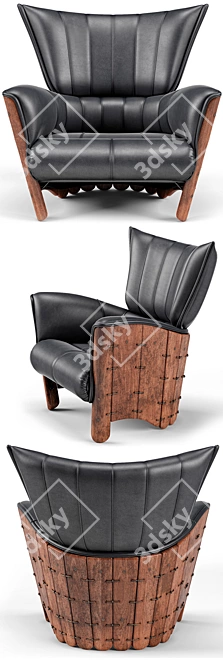Title: Pacific Green Moorea Sofa Set 3D model image 3