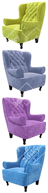 Contemporary Armchair 'Kaya-1' - Sleek Design 3D model image 2