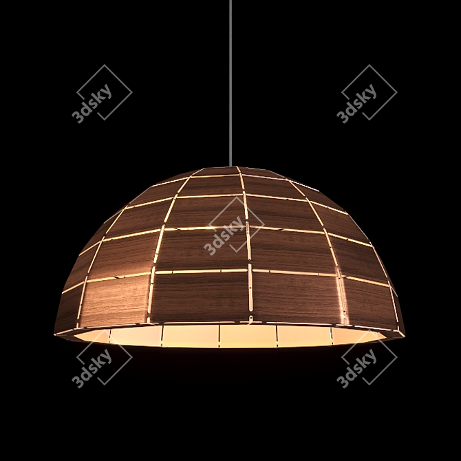 Bronze Metal Pendant Lamp - Lucide Ramona 3D model image 1