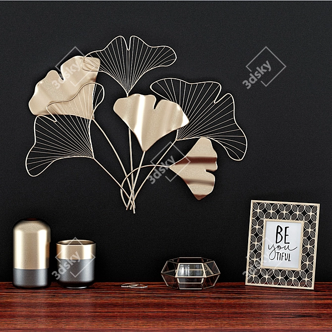 Metal Wall Decor 3D model image 1