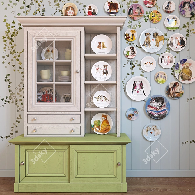 Adriatic Buffet with Alex Clark Art 3D model image 1