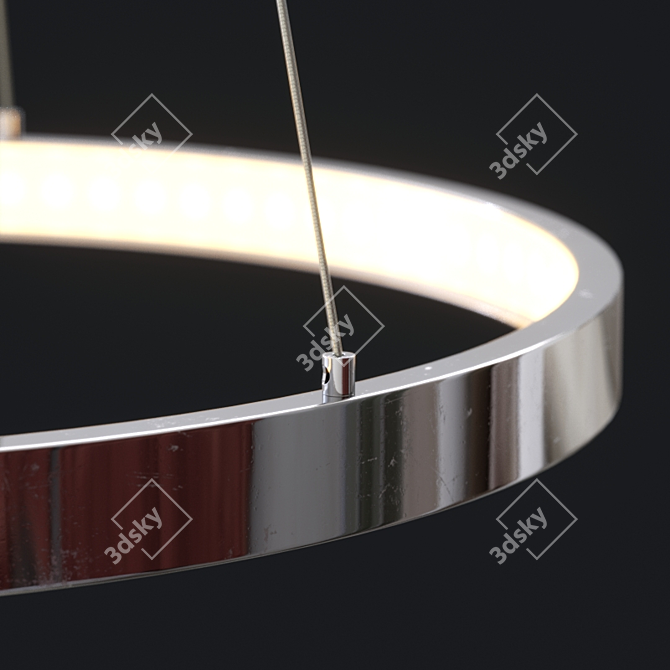 Modern ET2 Hoops LED Pendant 3D model image 3