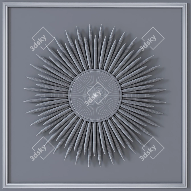 HPDecor Sunny Mirror 3D model image 3