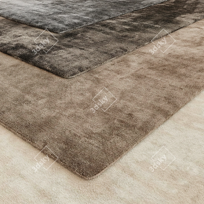 Fur-Like Displacement Carpet 3D model image 1