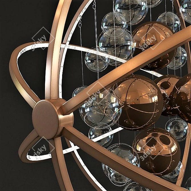 Kare Lamp: Universal Lighting Solution 3D model image 2