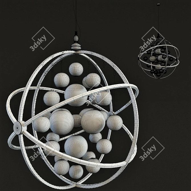 Kare Lamp: Universal Lighting Solution 3D model image 3