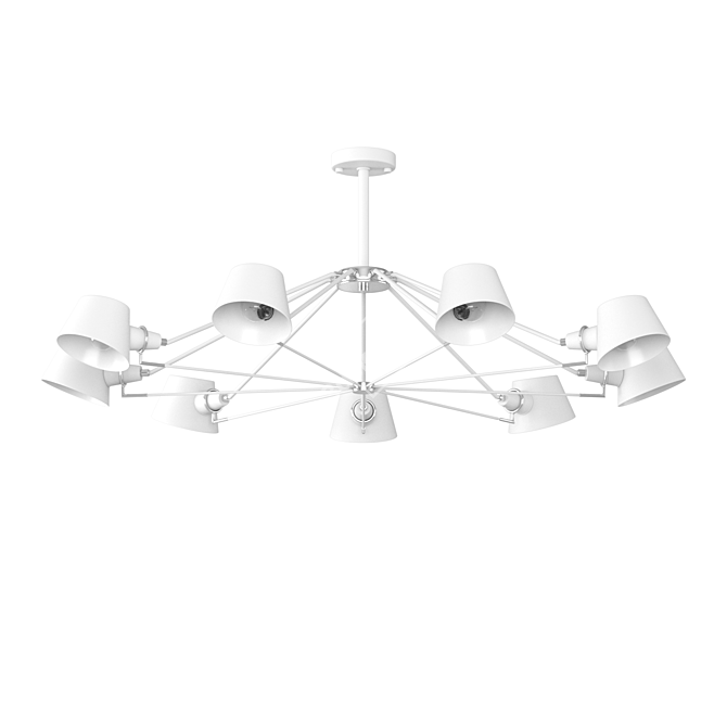 Freya Abigail Modern Ceiling Light 3D model image 2