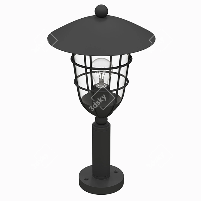 EGLO Street Lamp: Modern Outdoor Lighting 3D model image 1