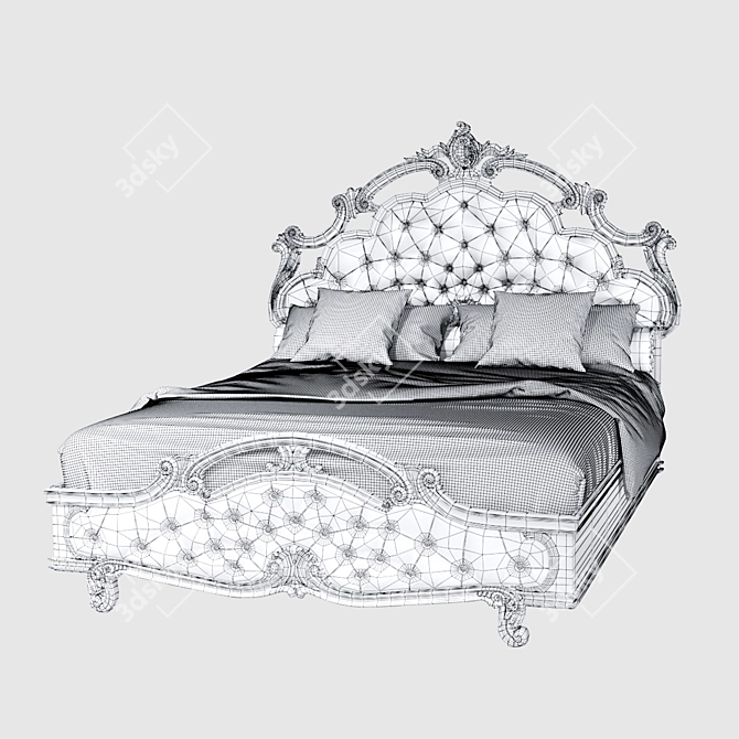 Elegant Murano Grilli Set 3D model image 2