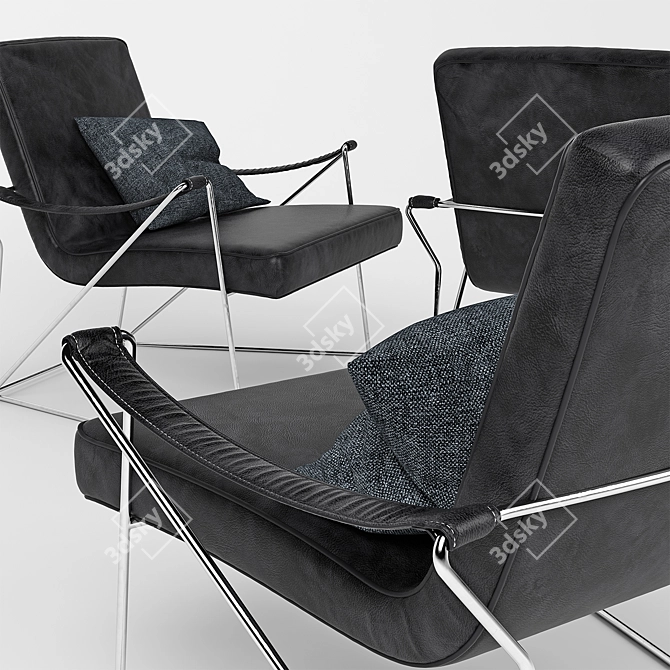 Mauro Lipparini Super Hella Armchair 3D model image 2