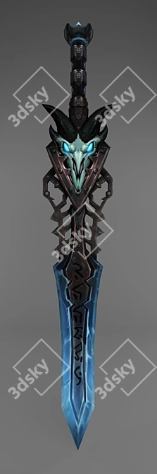 Ethereal Executioner Sword 3D model image 2