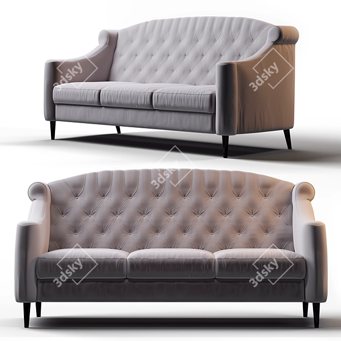 Elegant Sirius Sofa - Alcott Hill 3D model image 1