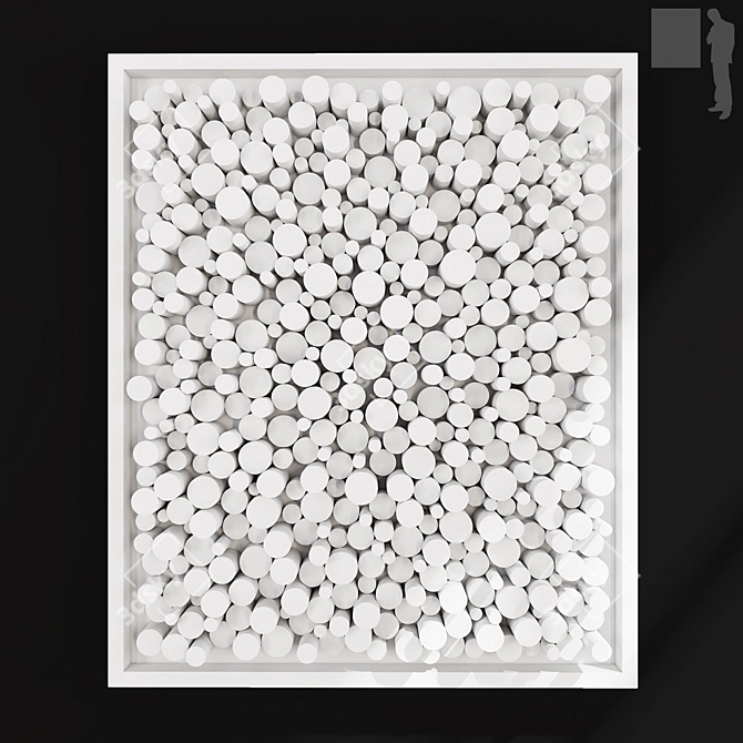 Kinetic Building Painting by Marc Cavell 3D model image 1