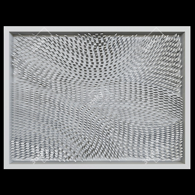 Elegant Kinetic Painting by Marc Cavell 3D model image 3